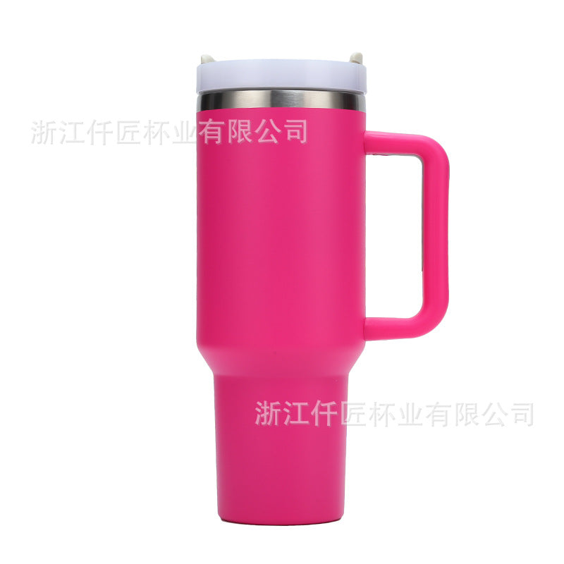 Wholesale 2nd Generation 40oz Ice Cup Silicone Handle Rubber Paint Stainless Steel Thermos Cup